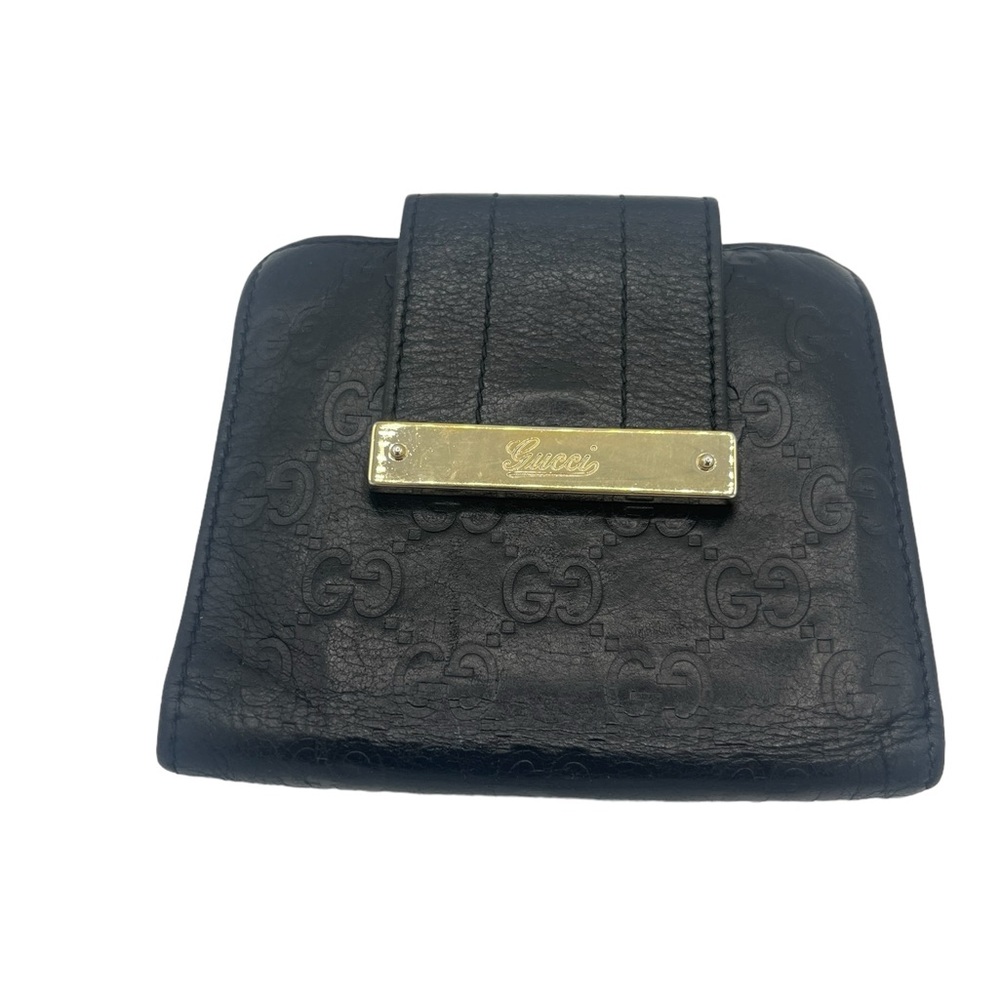 GUCCI Guccissima monogrammed bifold wallet or Mini Crossbody